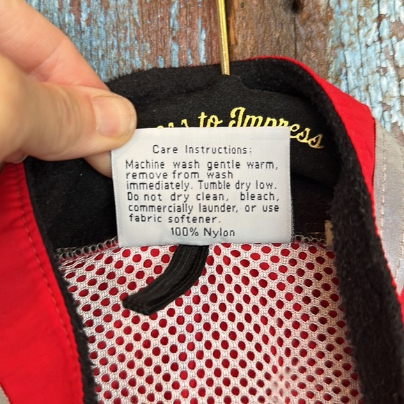 Burley Red & Gray Reflective Running Wind Jacket - Picture 5 of 5